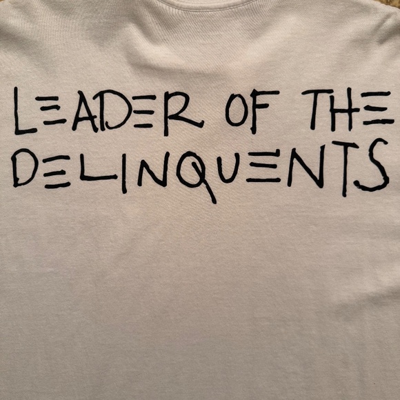 Kid Cudi Virgil Abloh Leader Of The Delinquents Pulling Strings T-Shirt White XL - Picture 5 of 5